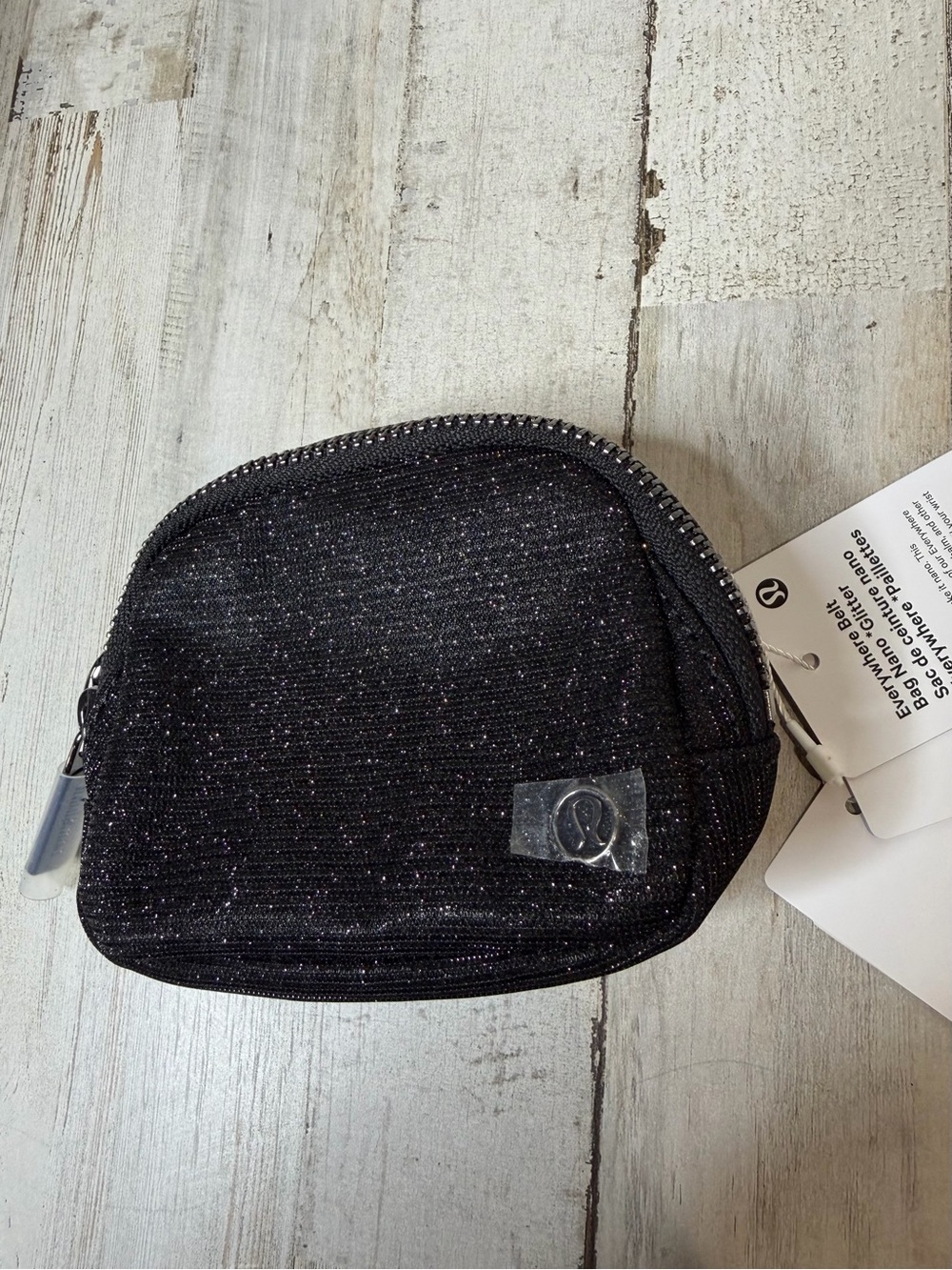 lululemon athletica Black Glitter Everywhere Belt Bag Nano - Picture 2 of 5